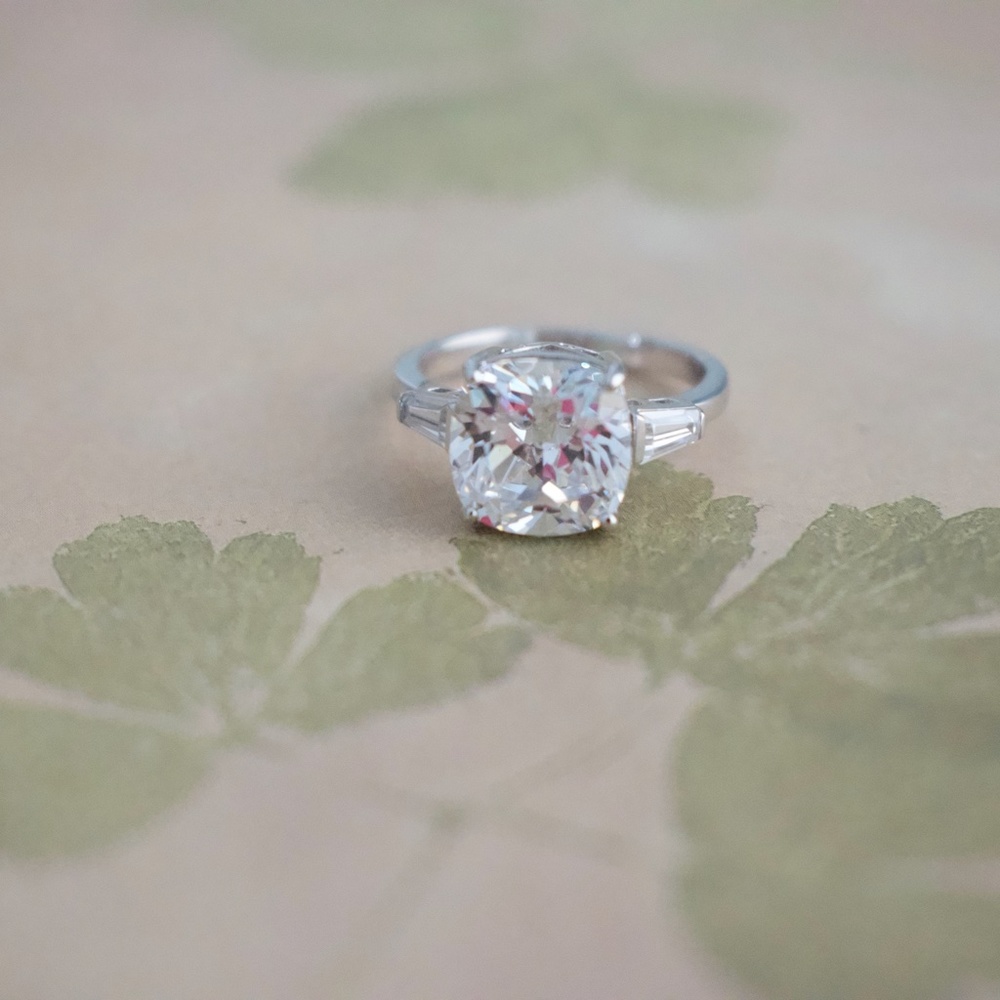 925 SS & Cubic Zirconia Size 7 - Picture 12 of 12